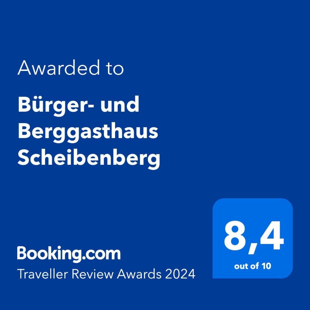 Buerger- Und Berggasthaus Scheibenberg Exterior photo
